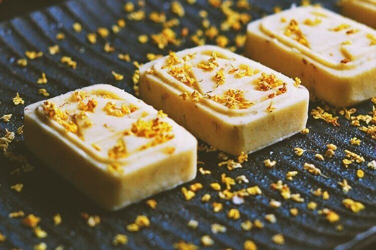 桂花糖蒸栗粉糕