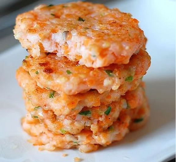 香煎虾饼