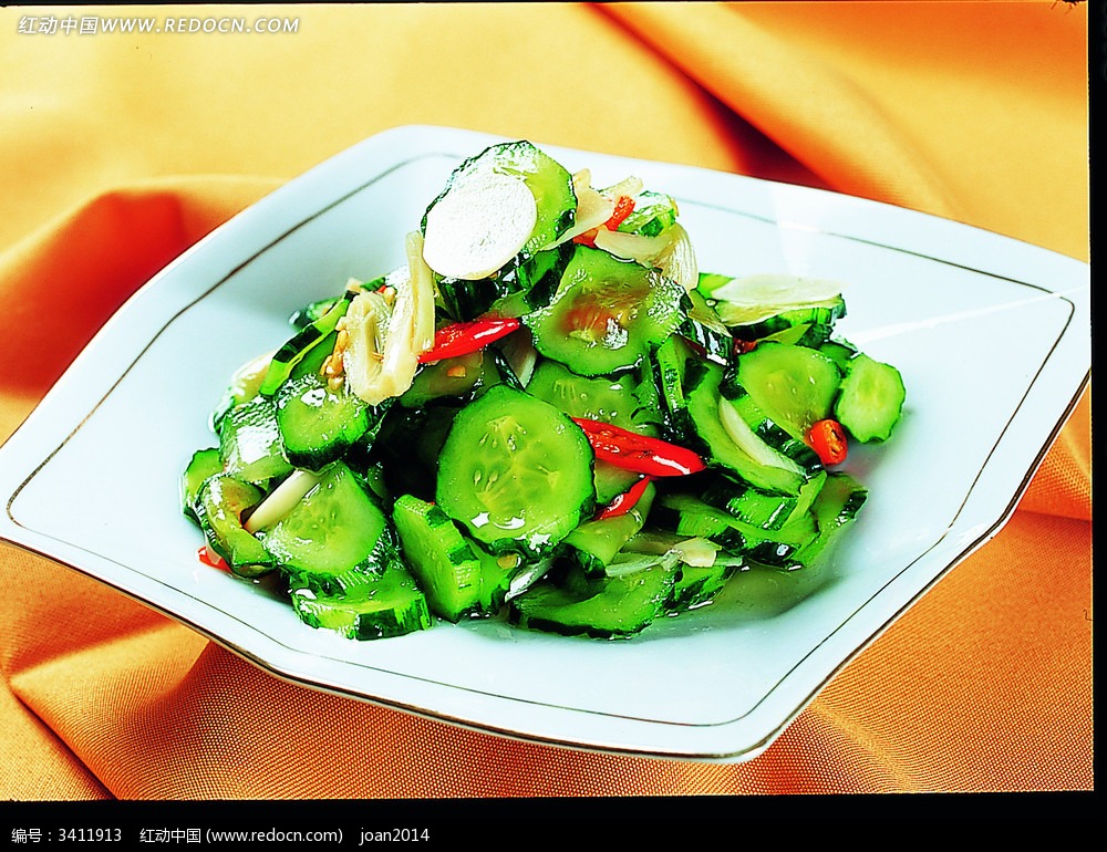 湖南菜炒黄瓜片