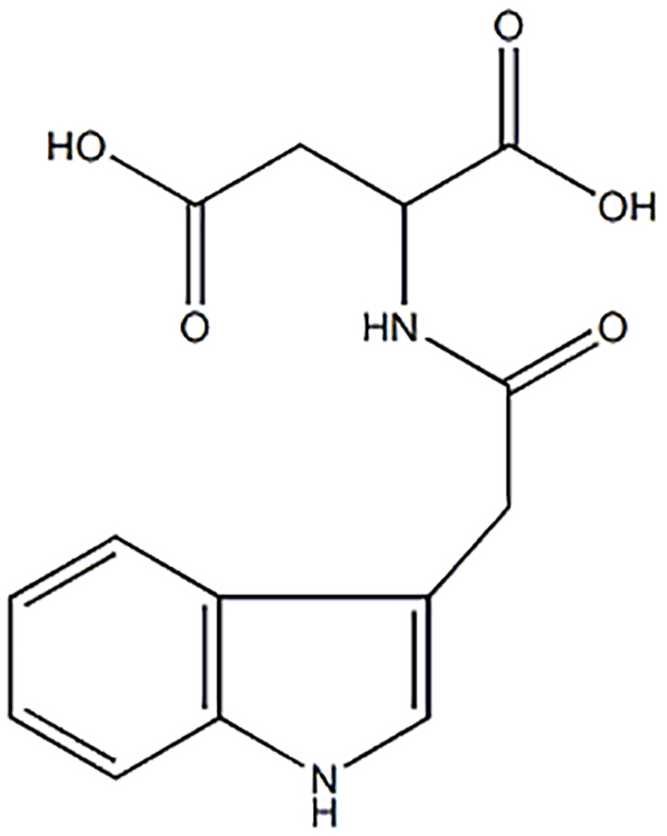n-(3-吲哚基乙酰基)-dl-天冬氨酸
