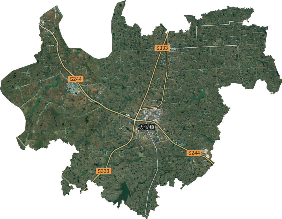 <p>大仪镇卫星图