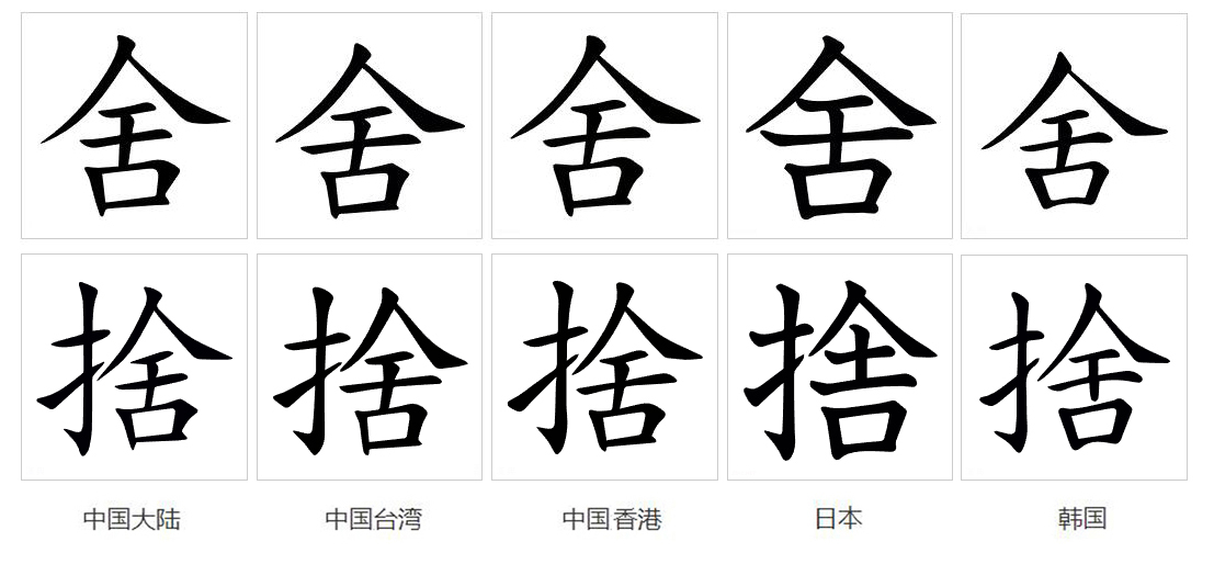 舍（汉语文字）_百度百科