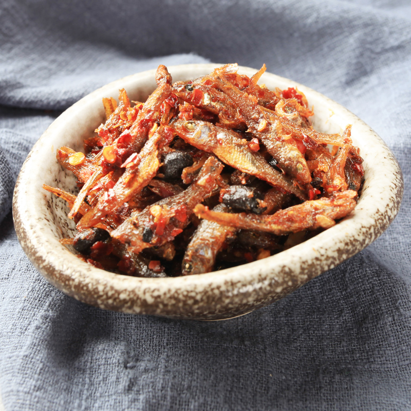 辣椒炒火焙鱼