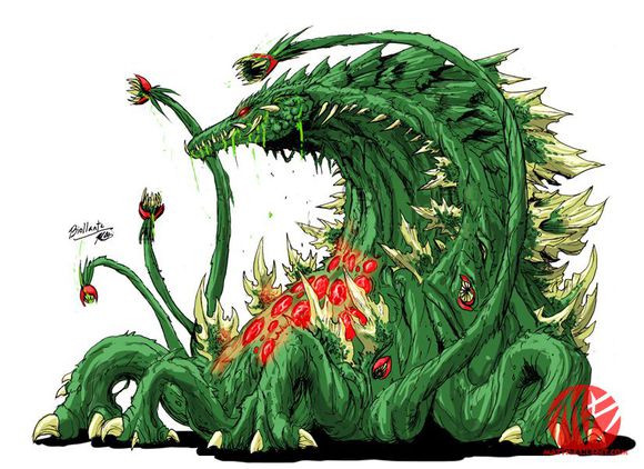 《哥斯拉vs碧奥兰蒂》中登场的架空怪兽,别名"生物学怪