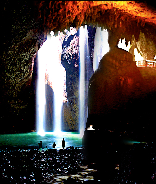 天意谷洞中天河