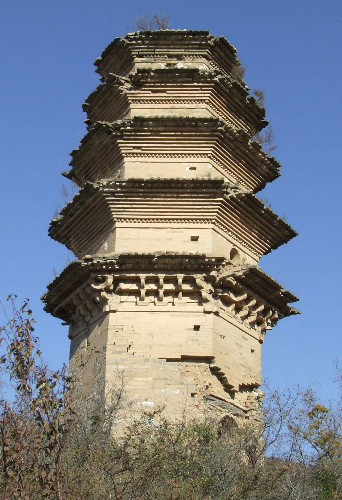 栖岩寺塔是位于山西省 a target="_blank" href="/item/永济县">永济