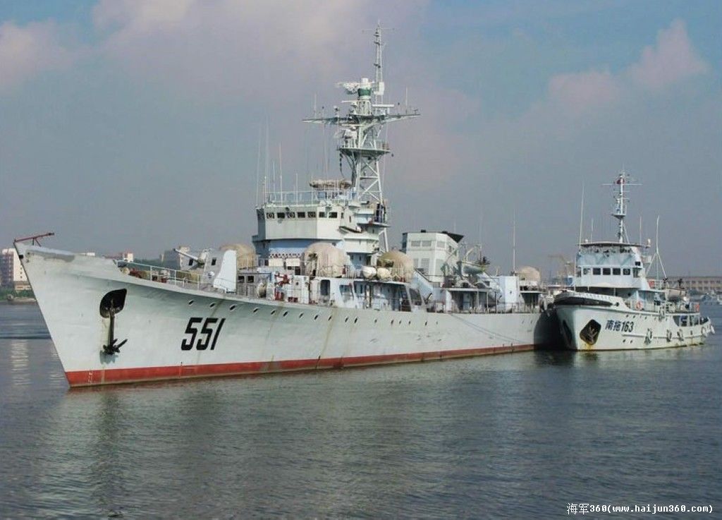  p>江湖Ⅰ级(053h)--551茂名号是053h型(江湖i级)导弹护卫舰.