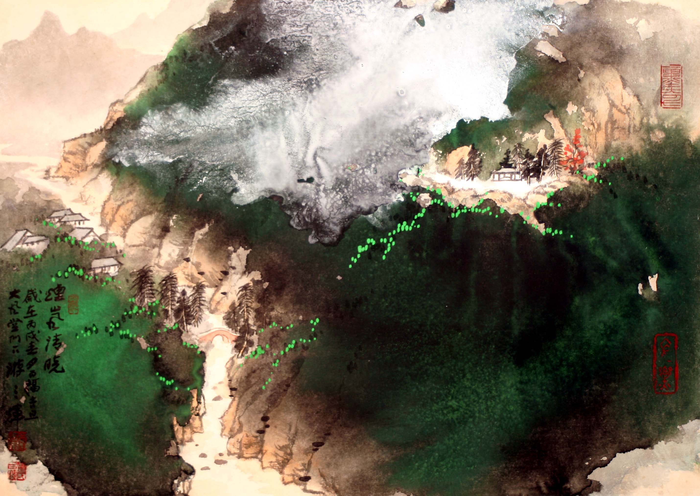  p>泼墨是一个汉语词汇,是 a target="_blank" href="/item/中国画