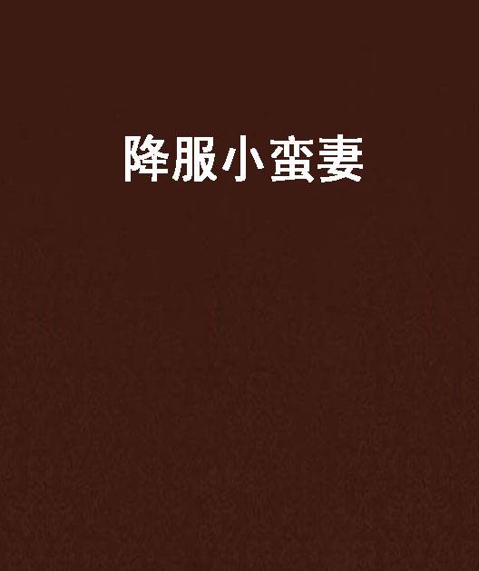 降服小蛮妻_百度百科