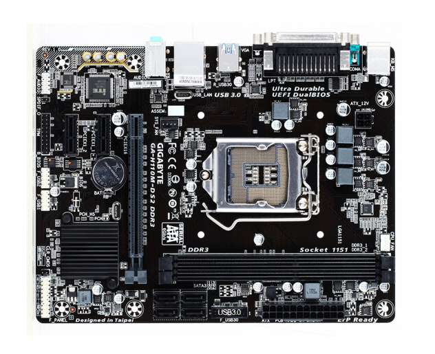 技嘉h110m-ds2 ddr3主板