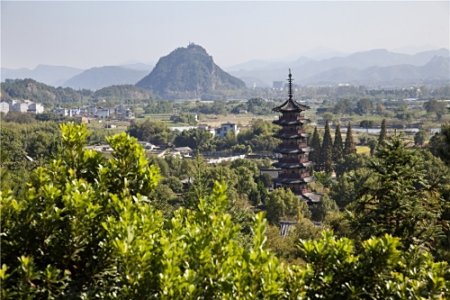 <p>松阳延庆寺塔风景