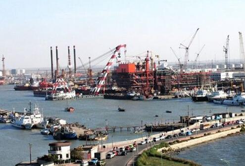  p>塘沽港,又名塘沽新港.现名为天津港.