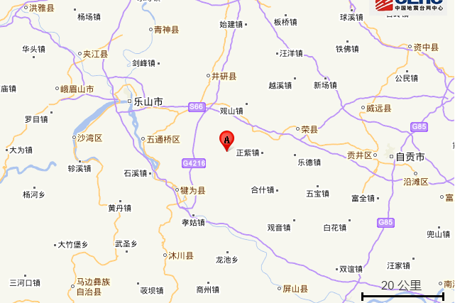 2022年6月15日荣县3.1级地震