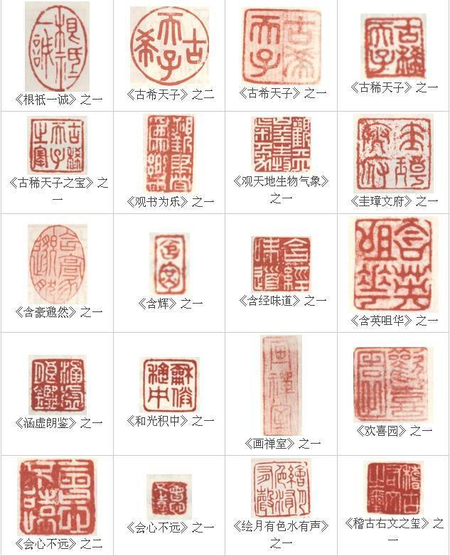  p data-id="gnwglen3od">乾隆钤印是清除乾隆在书画中经常使用的 a