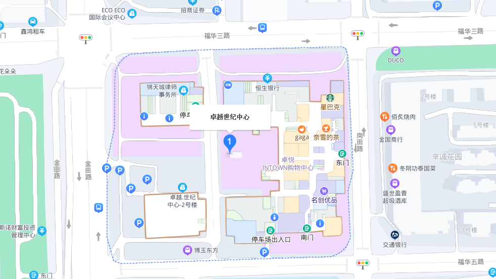  p>卓越世纪中心位于南桥新城主城区,项目处于南港路以北,百秀路以南