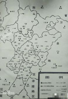 达县地区地图