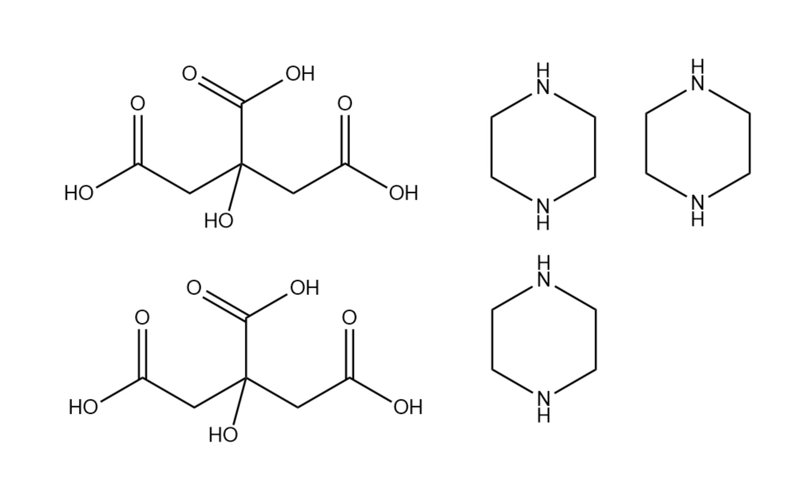  p>枸橼酸哌嗪,是一种有机化合物,化学式为c sub>24 /sub>h sub>46 