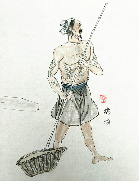  p>张顺是《水浒传》中的人物,绰号浪里白条,江州人氏,早年与哥哥同霸