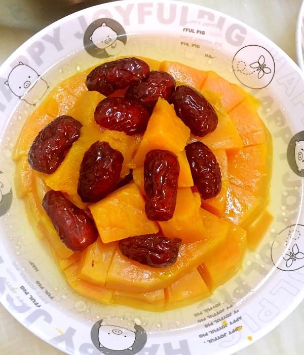 红枣蒸南瓜