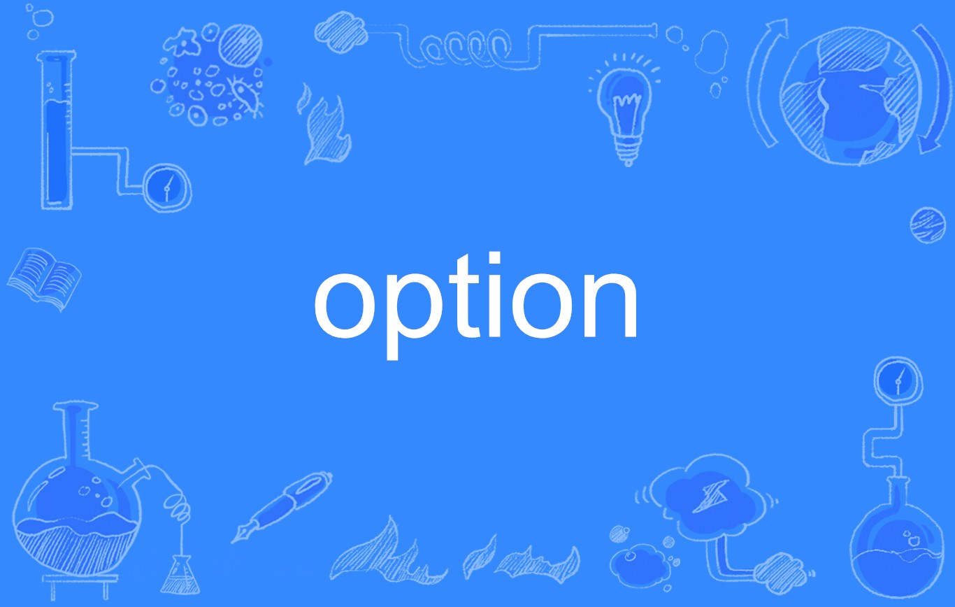 p data-id="gnatysu9h5">option,英文单词,名词,意思是"[计] 选项