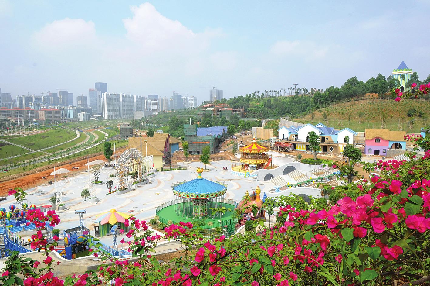  p>南宁凤岭儿童公园是重金打造广西最大的陆地和水上的综合性休闲