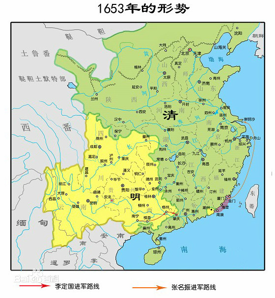  p>南明(1644年-1662年)是 a target="_blank" href="/item/明朝