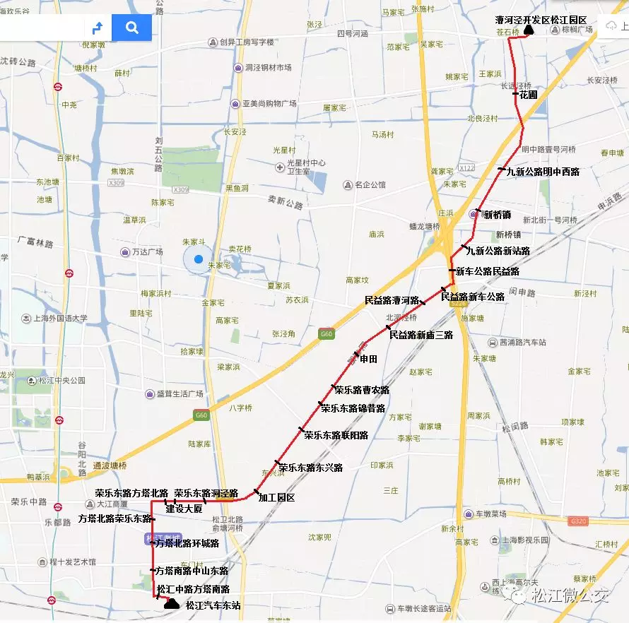 上海公交松江54路