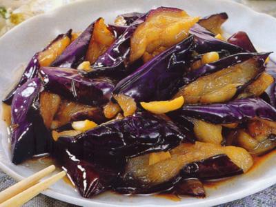 蒜炒紫茄