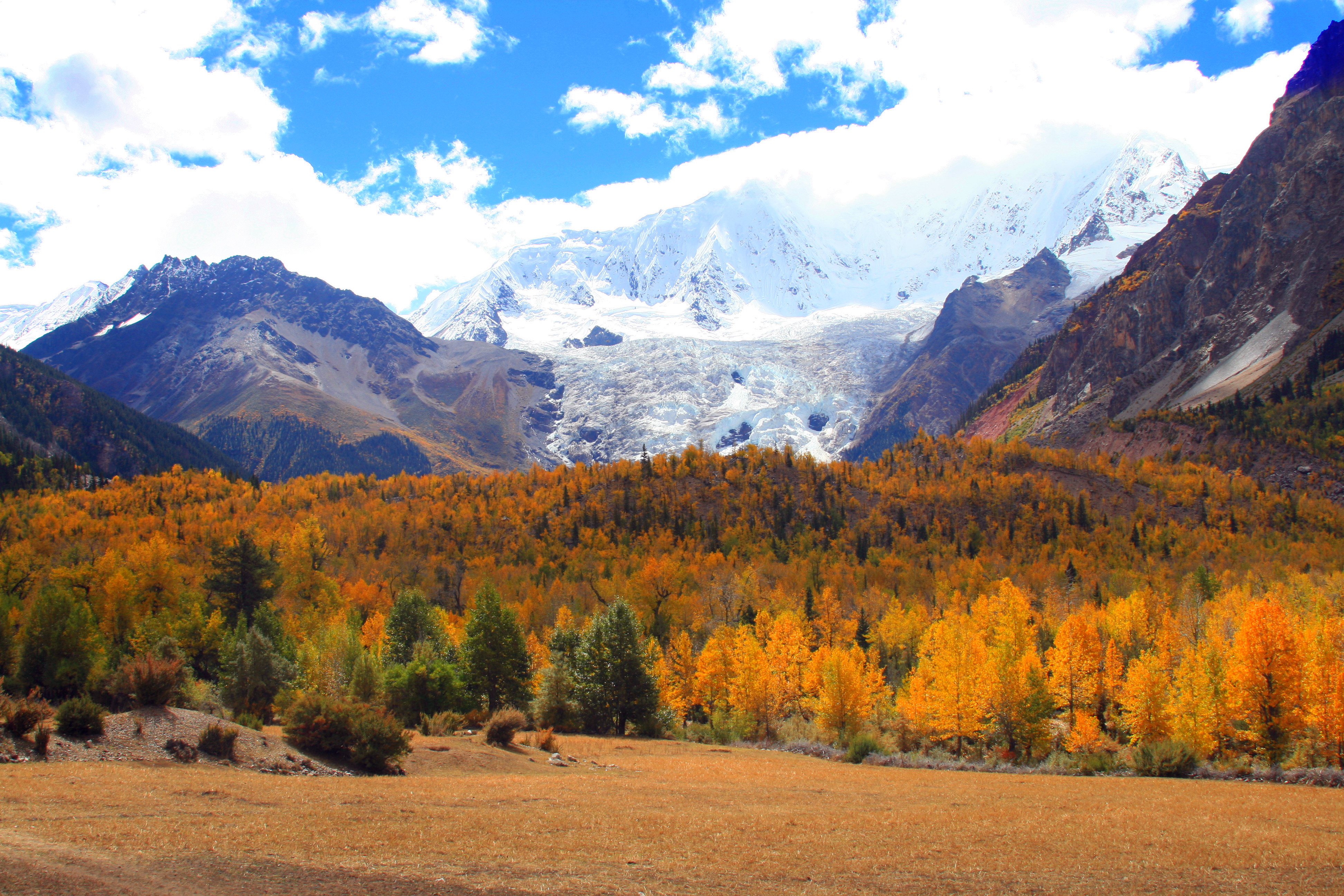  p>米堆冰川在米堆河的上游,米堆河是 a target="_blank" href="/item