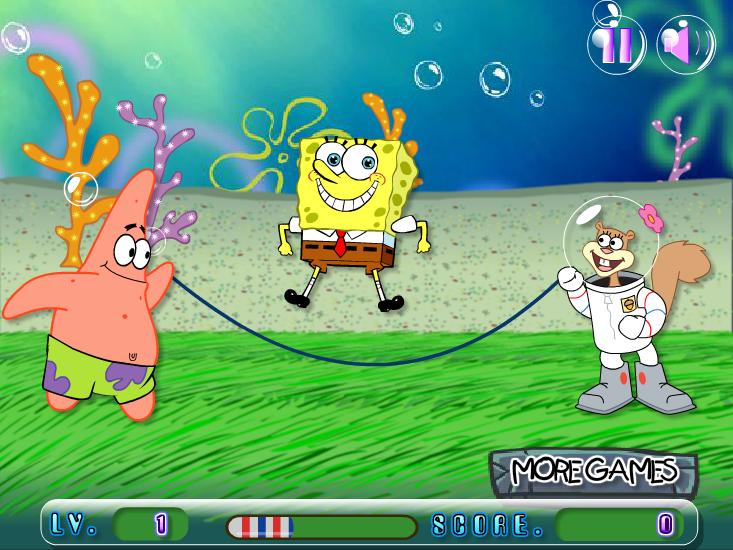 海绵宝宝深海跳绳