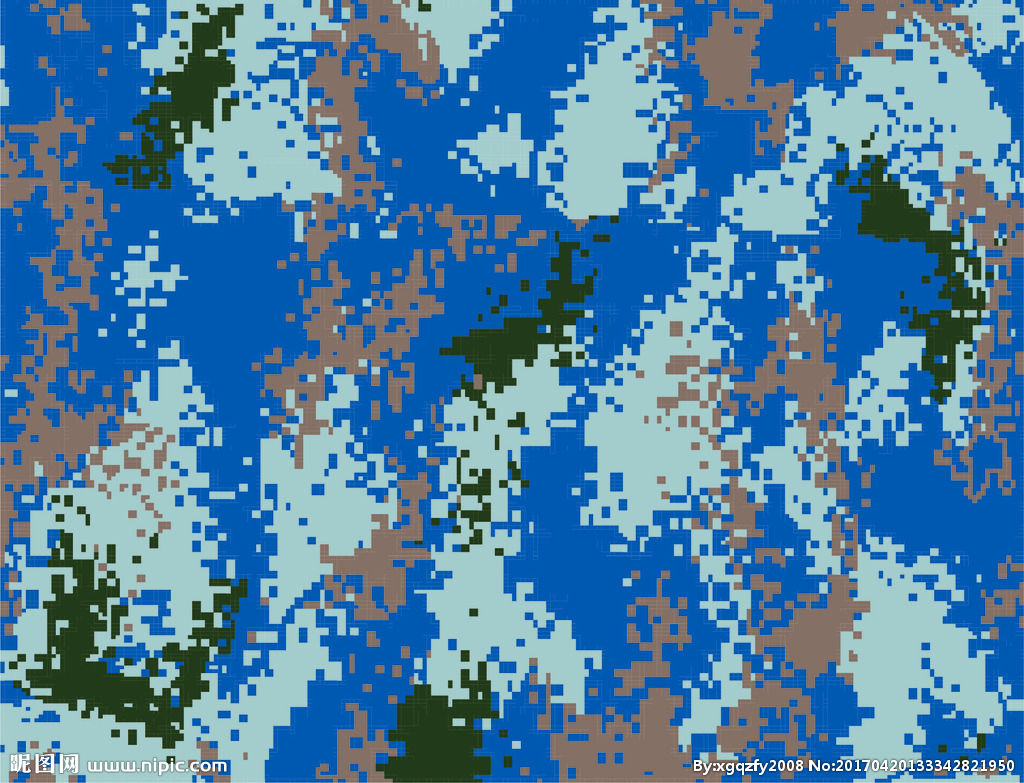  p>数码迷彩(digital camouflage)又称为数位迷彩或数字迷彩,是一种由