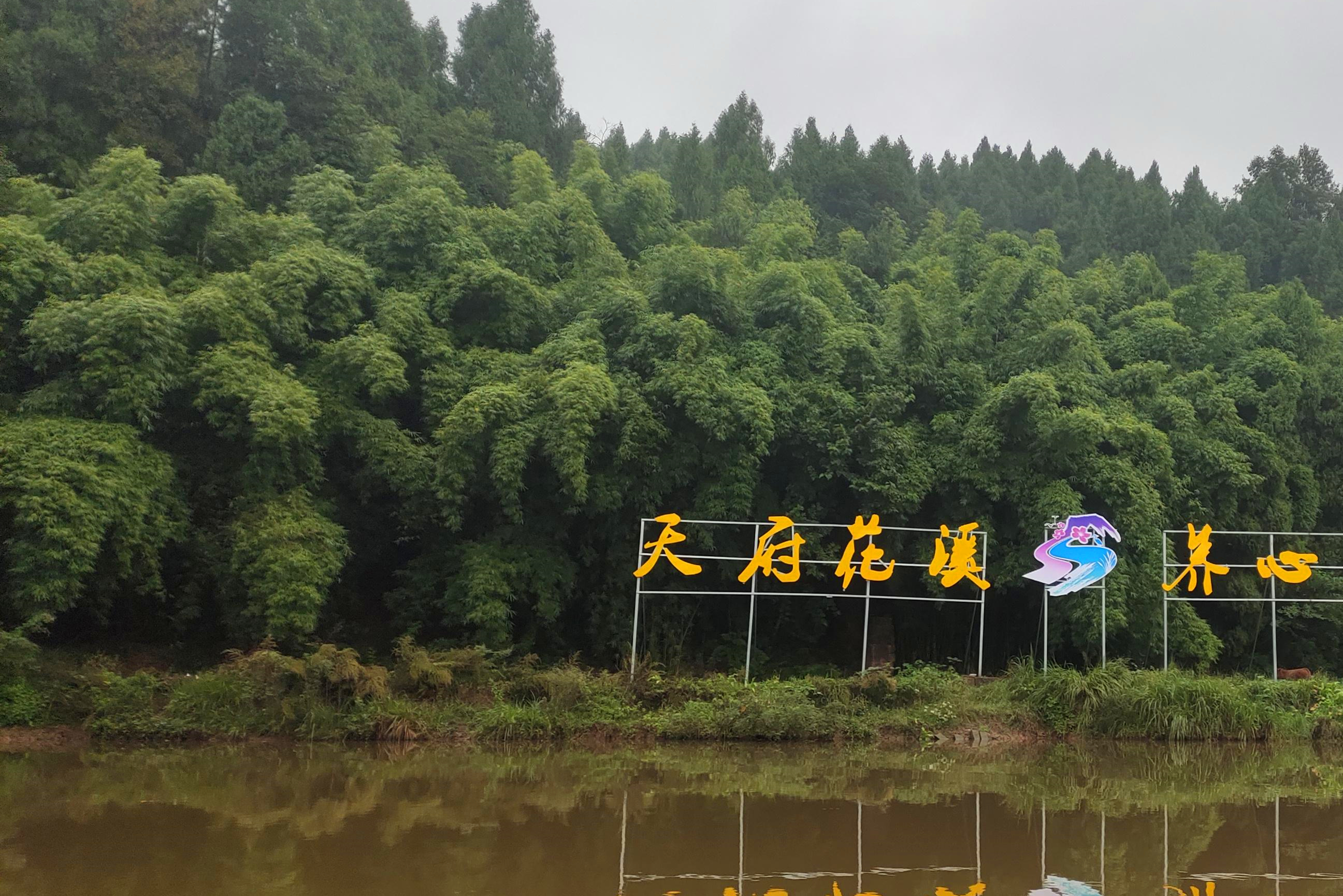 data-lemmaid="4103289">雁江区保和镇黄谷村,因花溪河独特的地理