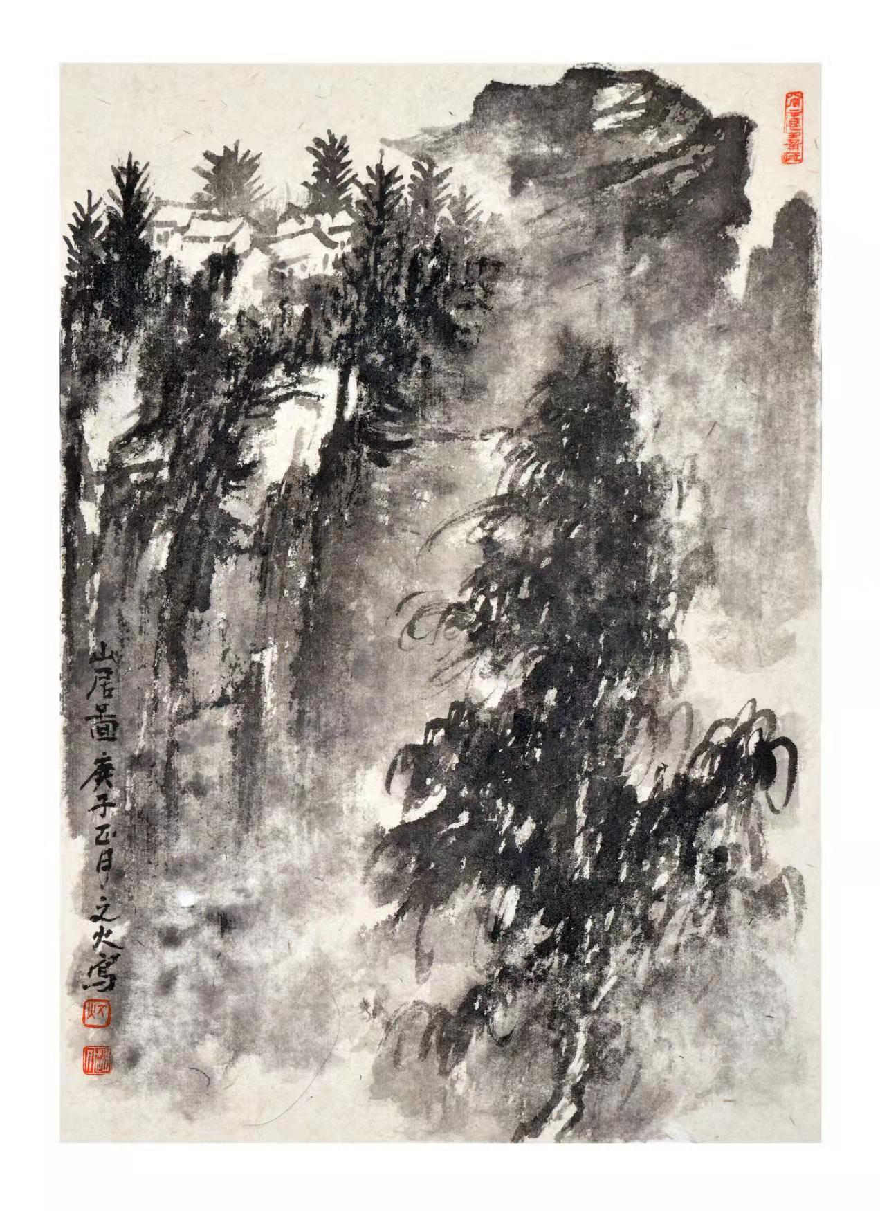 赵文火,画家,出生于桐乡濮院,其花鸟师承已故著名画家岳石尘先生,山水