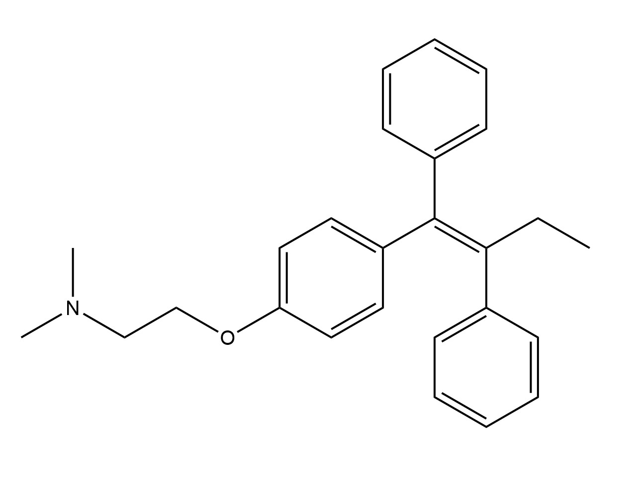 i>)-2-[4-(1,2-二苯基-1-丁烯)苯氧基]- i>n /i>, i>n- /i>二甲基乙胺