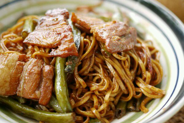 四季豆焖面