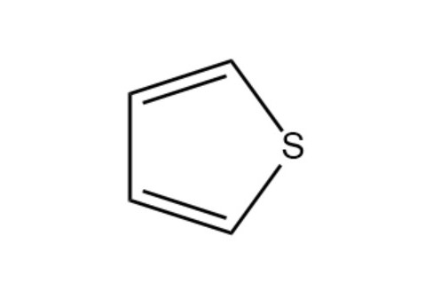  p>噻吩(thiophene),化学名称为1-硫杂-2,4-环戊二烯,是一种杂环化合