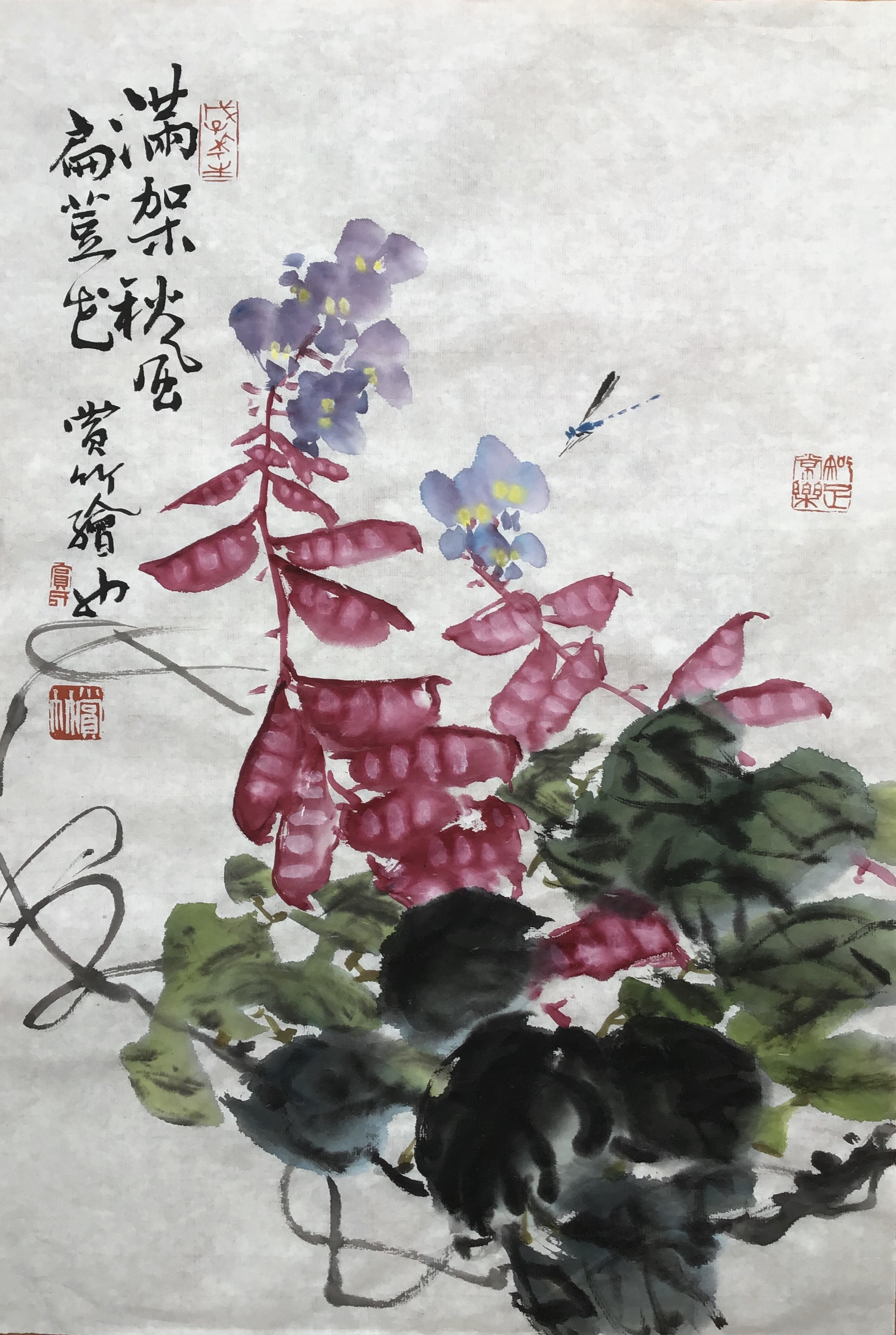  p>赏竹,著名花鸟画家,1948年生,20岁时拜花鸟画大师,中国美术学院