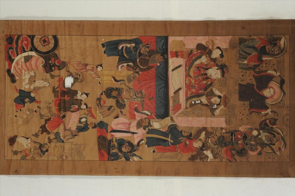 清十殿阎王之第十殿转轮王水陆画