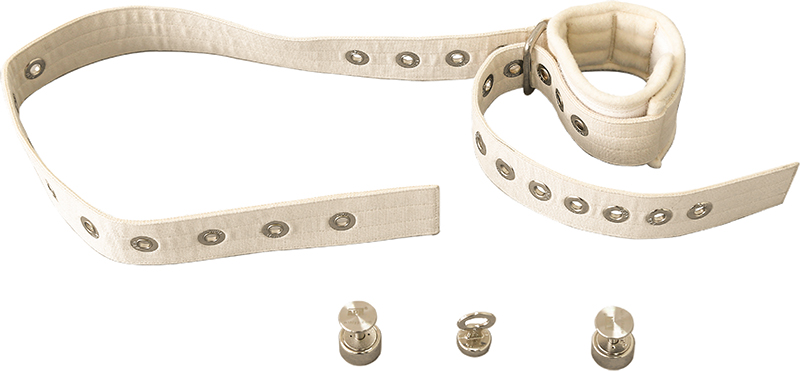 约束带,利用磁控感应的方法,必须通过磁控钥匙与磁扣锁头相感应才能使