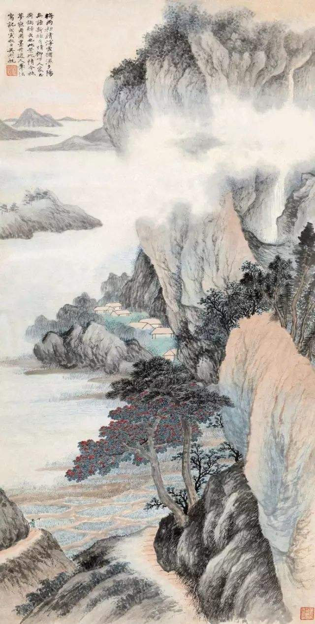 海上鉴定巨擘：评吴湖帆的绘画艺术_百科TA说