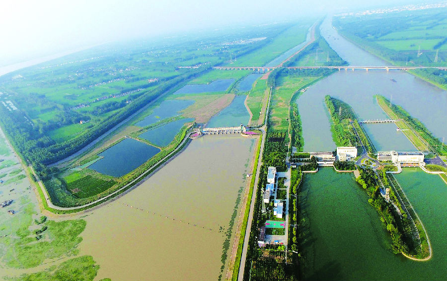 淮河入海水道二河枢纽