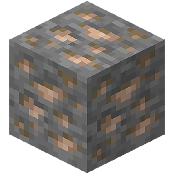  p> b>铁矿石(iron ore) /b>是一种可以在地下找到的矿石方块.