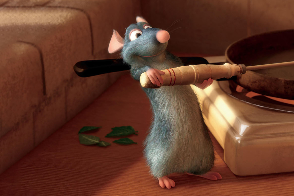 是电影《美食总动员》中角色,是一只执着,聪明的灰色小老鼠