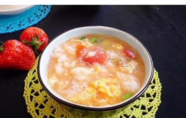 番茄鸡蛋疙瘩粥