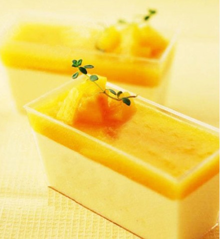 黄桃布丁
