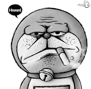 指的是网络上出现不少恶搞经典漫画的作品的现象,"搞基"是"搞gay"的