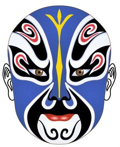  p data-id="gnwhzhl6nm">蓝脸,京剧脸谱之一,是刚猛,忠直并富于反抗