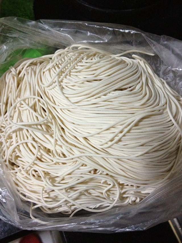 五花肉刀豆焖面