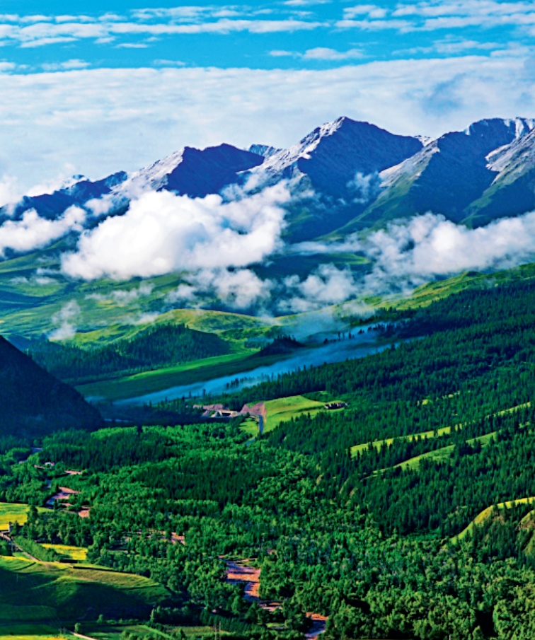  p>祁连山脉,位于中国 a target="_blank" href="/item/青海">青海 /a