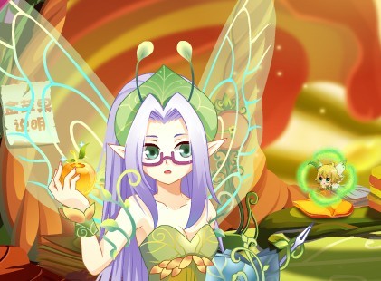 仙女,露娜姐姐,2000岁,身高为168cm,体重为52kg,双子座,游戏《小花仙